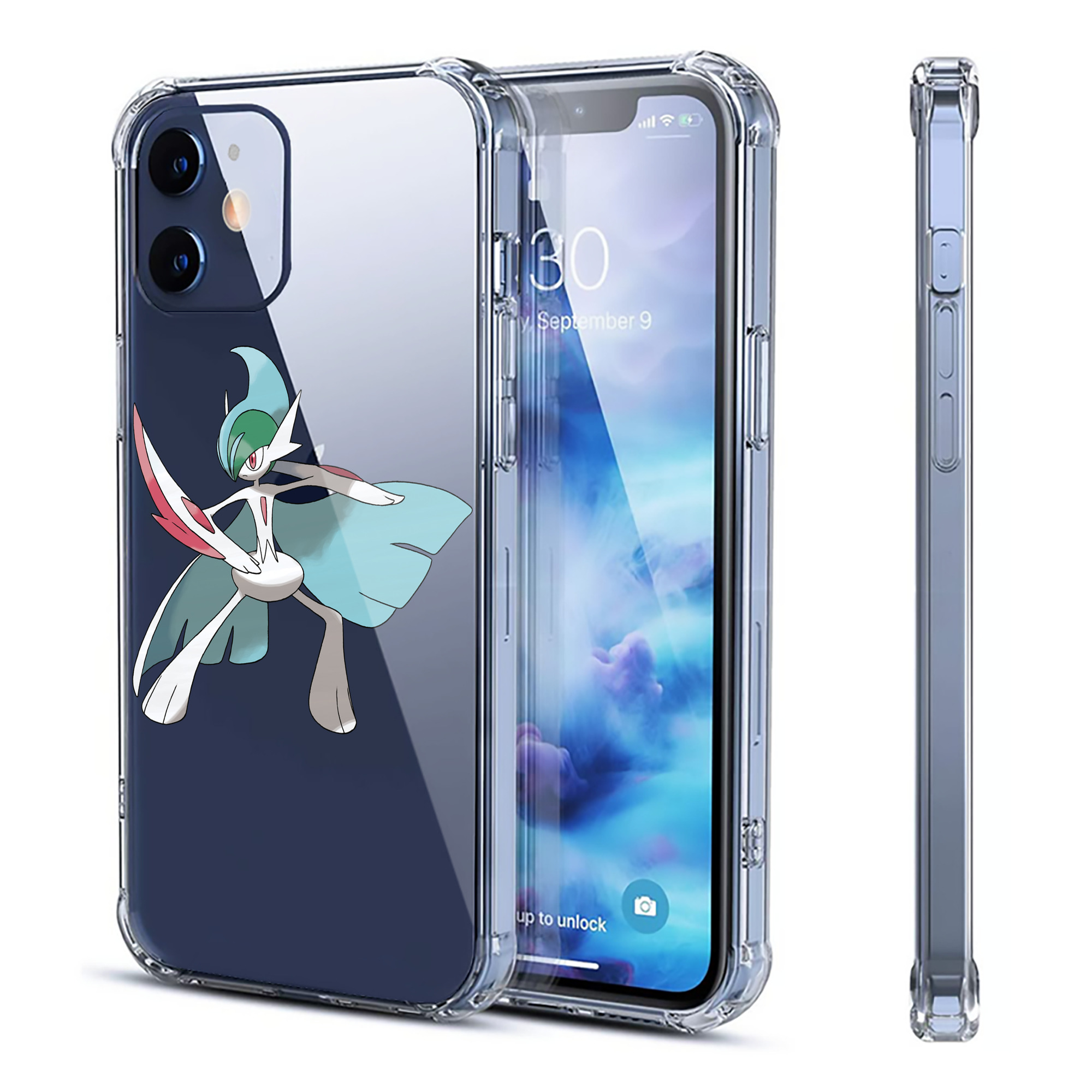 （画像用） ポケットモンスター Pokémon 【iPhone 12シリーズ対応】透明スマホケース（クリアソフトケース）